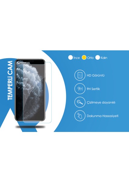 Apple iPhone 6 Kılıf Şeffaf Silikon Kapak ve Ekran Koruyucu Set