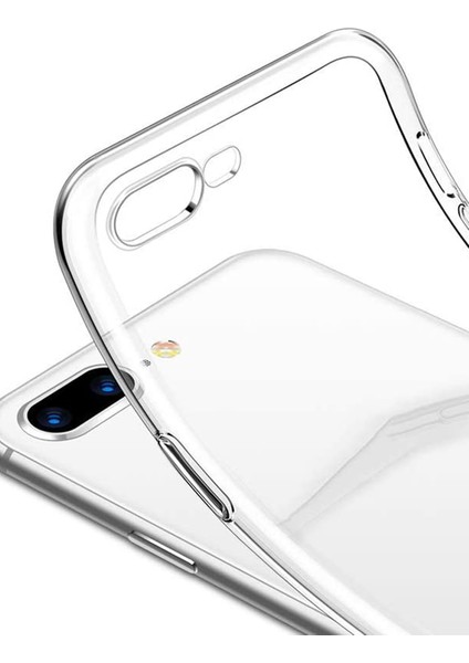 Apple iPhone 7 Kılıf Şeffaf Silikon Kapak ve Ekran Koruyucu Set