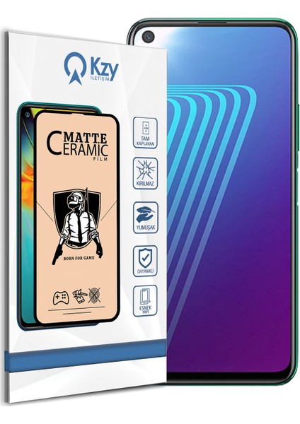 Infinix Note 7 Lite Tam Kaplayan Mat Seramik Nano Esnek Ekran Koruyucu