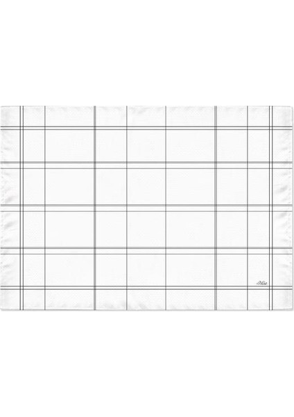 6'lı 50 x 35 cm Amerikan Servisi Seti