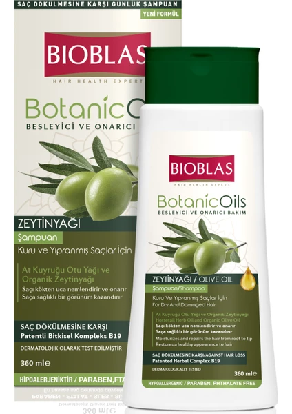 Botanic Oils Zeytinyağı Şampuan 360 ml