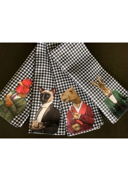 Home Animals Kumaş Kumaş Amerikan Servis 4'lü Set 35X50CM