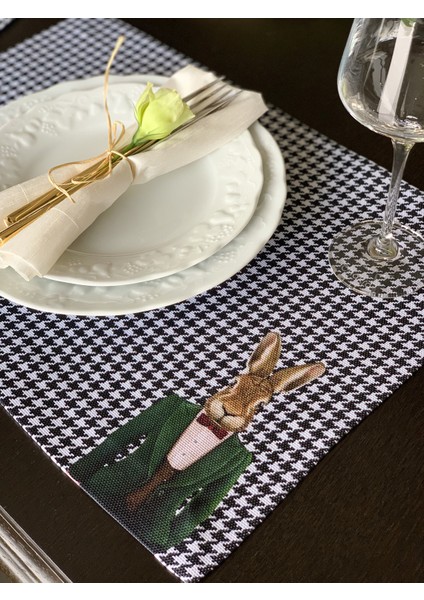 Home Animals Kumaş Kumaş Amerikan Servis 4'lü Set 35X50CM fırsatları