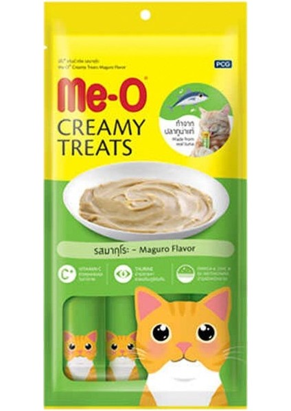 Me-O Creamy Treats Mavi Yüzgeçli Orkinos Balıklı Sıvı Kedi Ödül Maması (4 x 15 Gr) 3 Adet fiyatları