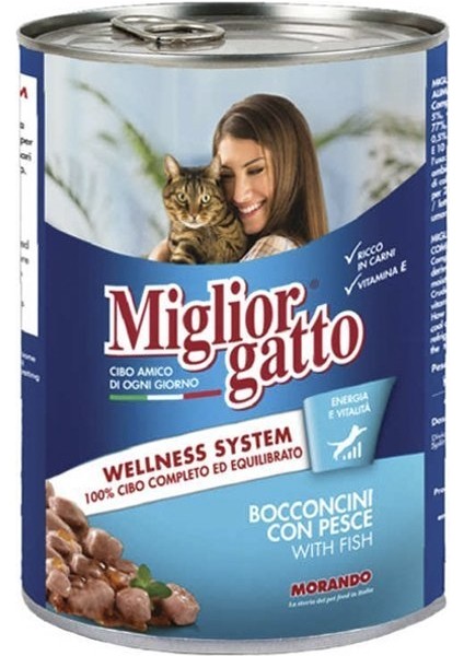 Gatto Okyanus Balıklı Konserve Kedi Maması 405 gr x 24 Adet fiyatları