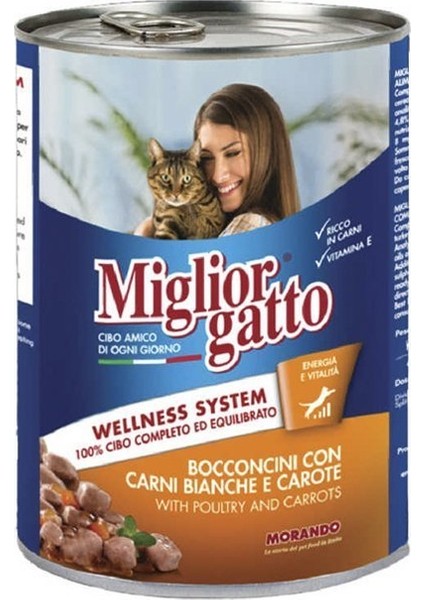 Gatto Kümes Hayvanlı Havuçlu Konserve Kedi Maması 405 gr x 24 Adet fiyatları