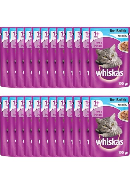 Adult Ton Balıklı Yaş Kedi Maması 100 gr x 24 Adet