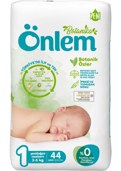 Botanika Bebek Bezi Avantaj Paket Newborn 44’li (2 - 5 Kg)