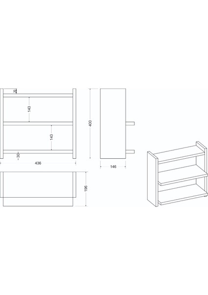 Zen Mutfak Rafı modelleri