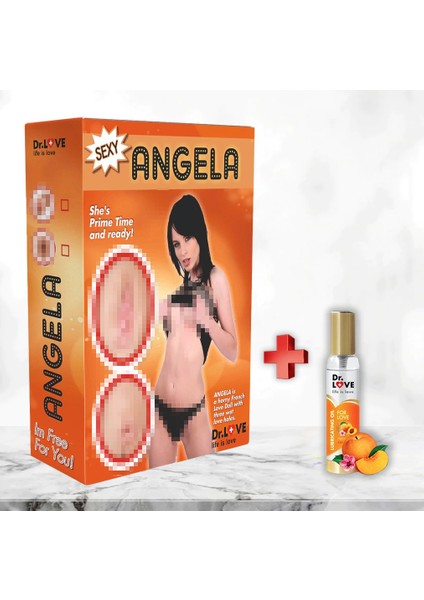 Angela 3 Işlevli Realistik Şişme Bebek Kadın Manken + Spicyx Jel