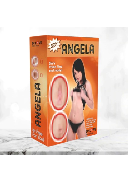 Angela 3 Işlevli Realistik Yüz Şişme Bebek Kadın Manken