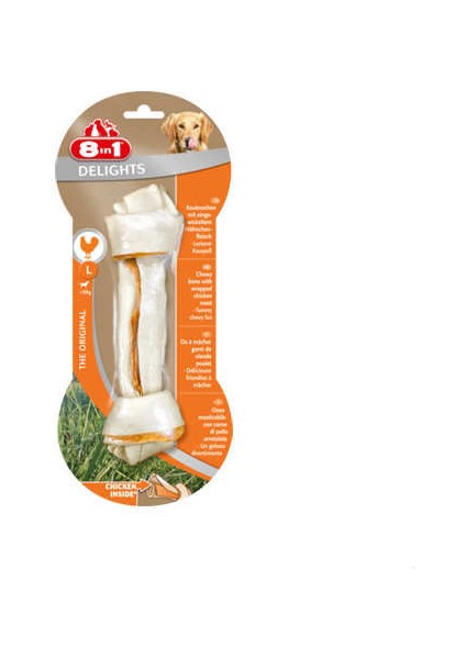 8 In1 Kemik Delight Bones Tavuklu Ödül Kemiği L 85 gr Köpek Ödül