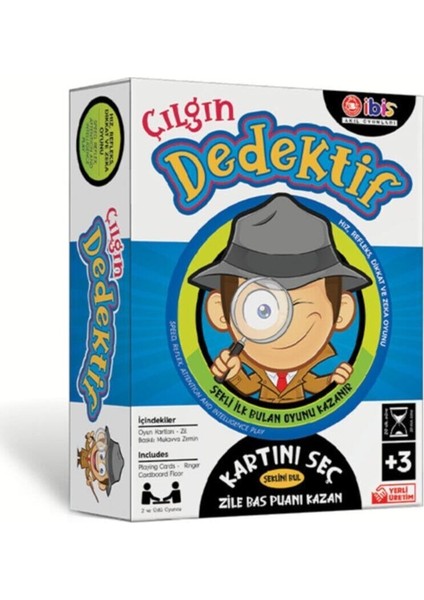 Çılgın Dedektif Kartını Seç Zile Bas