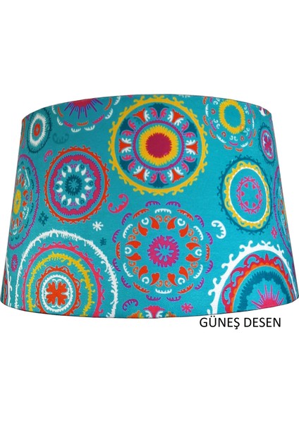 Güneş Desen Lambader Abajur Şapkası