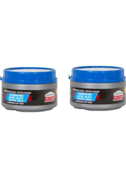 Carnauba Çizik Alıcı Pasta Cila 300 Gr,2 Adet
