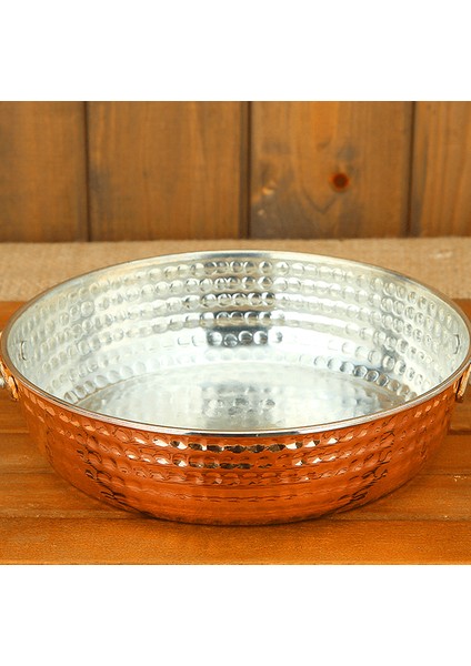 Bakır Tava - No 3 ( 18 Cm)
