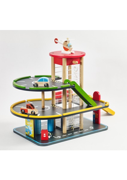 Ahşap Modern Garaj Otopark Seti