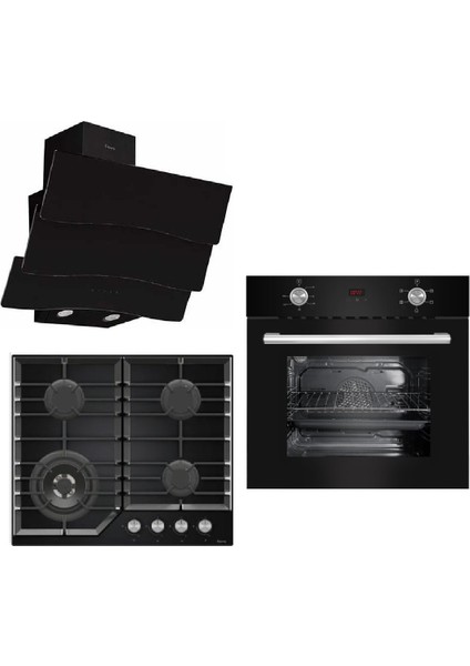 Lüx Black Ankastre Set (6010-NT025-D023)