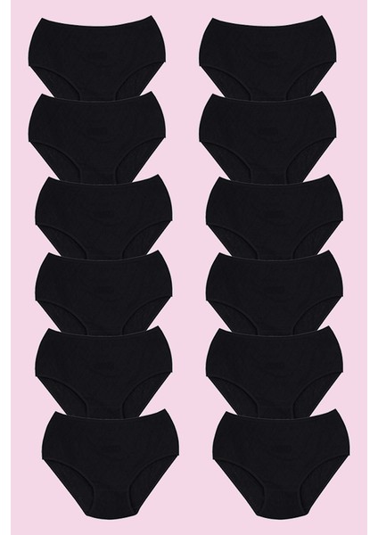 12' Li Siyah Transferli Ribana Bayan Kilot fiyatları