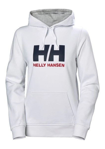 Helly Hansen Hh W Hh Logo hoodie Kadın Sweat Shirt HHA.33978 HHA.001 Beyaz