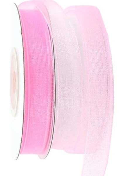 Organze Kurdele, 1,00 cm x 23 mt - 6 Renk Seçenekli -