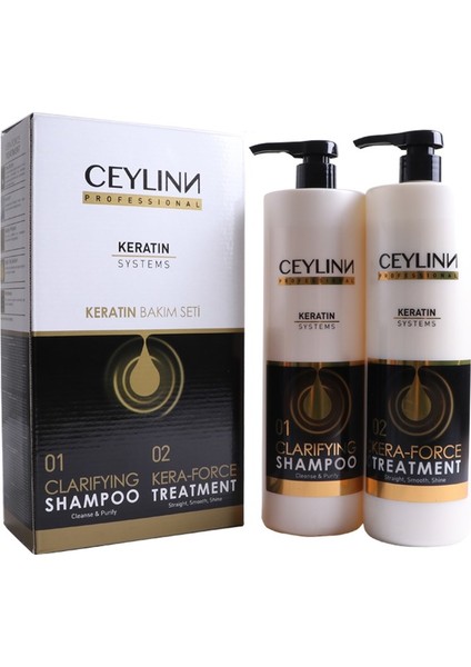 ​Ceylinn Keratin Saç Bakım Seti 1000 ML (x2)