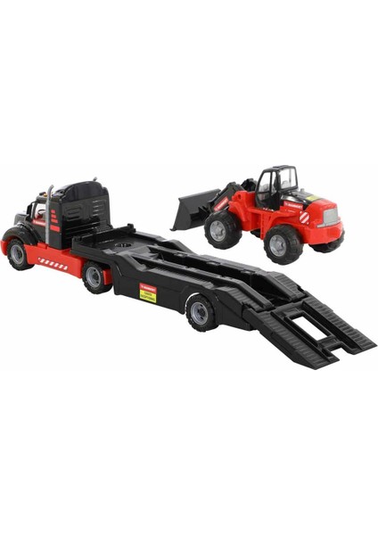 Kepçeli Taşıyıcı Tır Dayanıklı Plastik Yapı ile 2-4 Yaş Çocuklar İçin Eğlenceli Oyun fırsatları