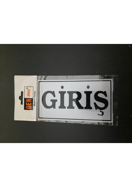 Yönlendirme Giriş 8 x 15 cm