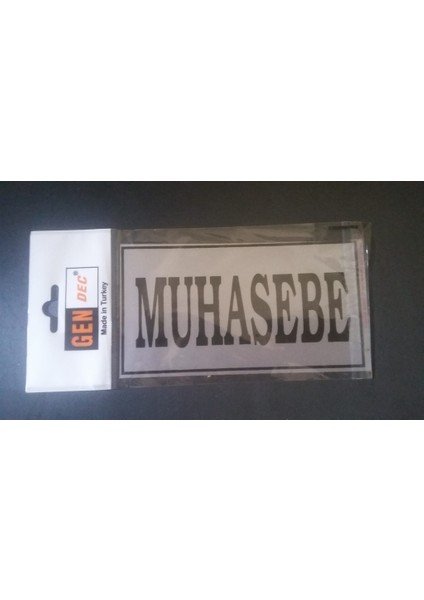 Yönlendirme Muhasebe 8 x 15 cm