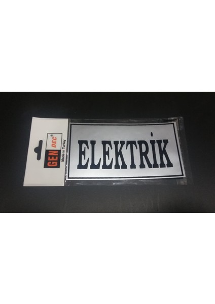 Yönlendirme Elektrik 8 x 15 cm