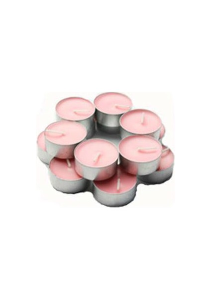 Tam İthalat 100'lü Tealight Mum - Pembe