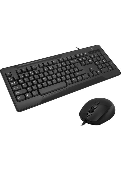 FK-4840QU Kablolu Klavye-Mouse Set