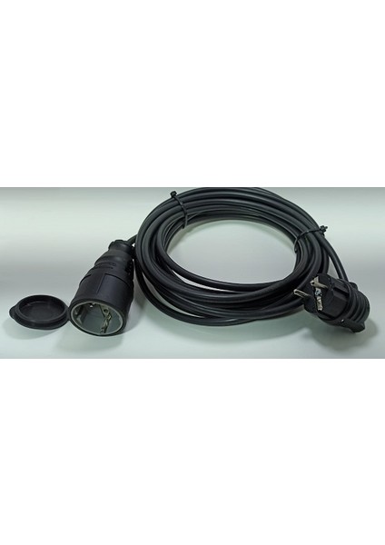 Tekli Kauçuklu 3 x 1.5 mm Uzatma Kablosu 5 Metre