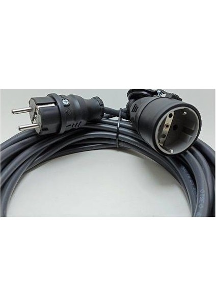 Tekli Kauçuklu 3 x 1.5 mm Uzatma Kablosu 15 Metre