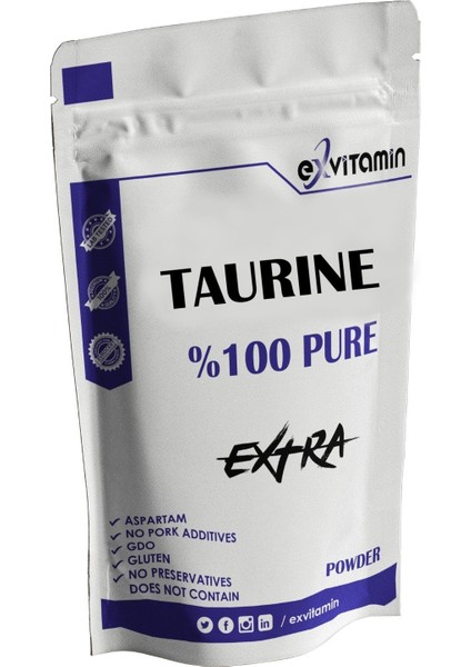 Taurin Powder Toz Taurin 500 gr