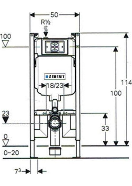 Gömme Rezervuar Alpha 8 cm Duofix fiyatları