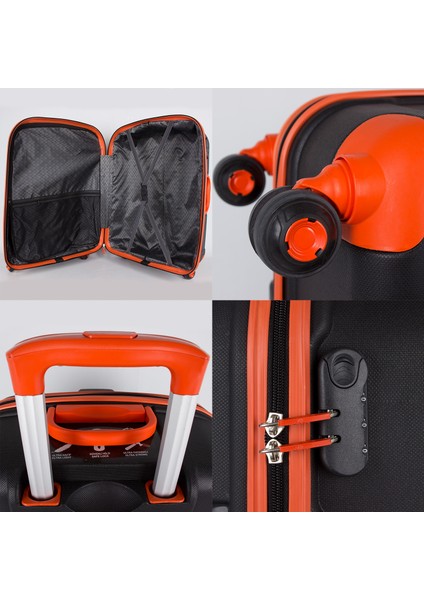 Iv Sert Silikon Kırılmaz Kabin Boy Valiz Füme fırsatları