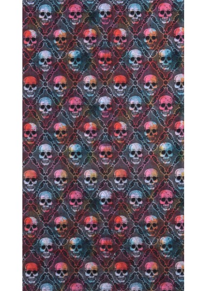 Rainbow Skull Bandana