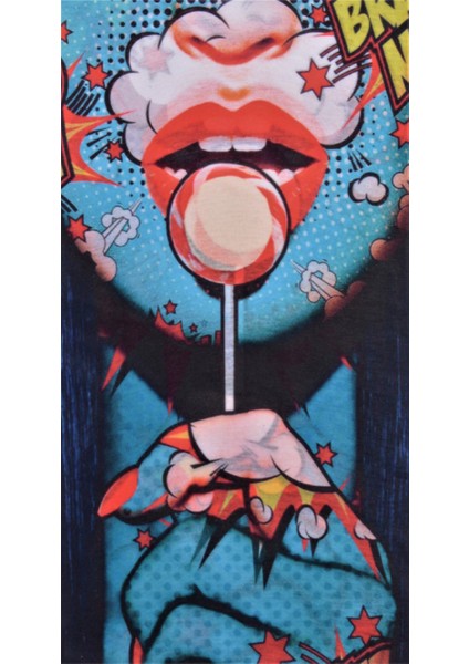 Blue Lolipop Bandana