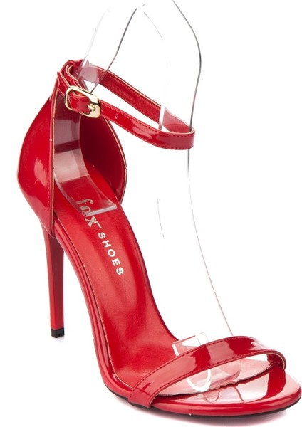 Kırmızı Rugan Kadın Topuklu Ayakkabı 7749112608 fiyatları