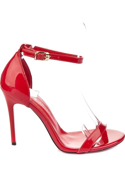 Kırmızı Rugan Kadın Topuklu Ayakkabı 7749112608 modelleri
