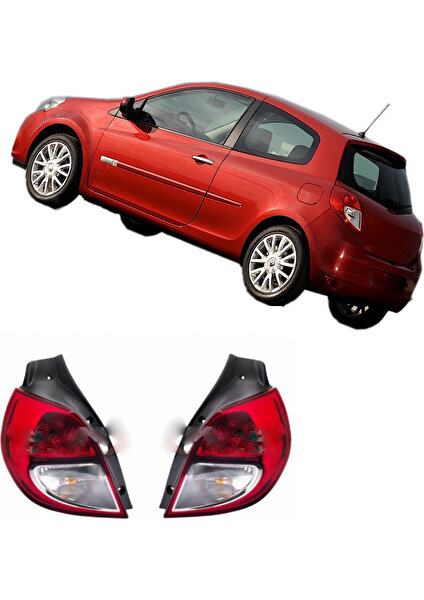 Renault Clio 3 Hatchback Sağ+Sol Arka Stop Lambası 2009--2011