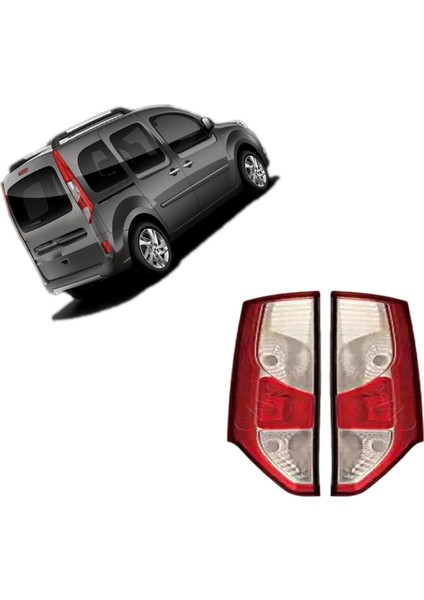 Renault Kangoo Sol Arka Stop Lambası 2013--2018 Tek Kapı
