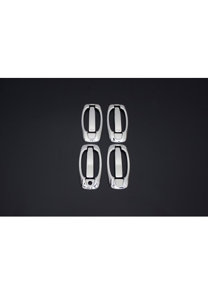 Peugeot Bipper Krom Kapı Kolu 4 Kapı 8 Prç. (Set) Paslanmaz Çelik