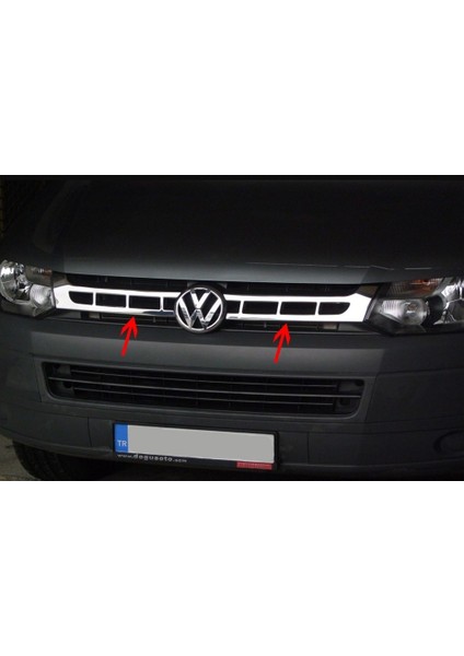 Vw T5 Caravelle Krom Ön Panjur 2010-2015 2 Prç.