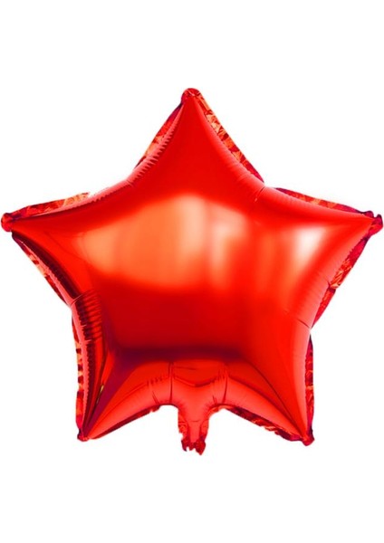 Folyo Balon Yıldız Kırmızı 18'' D.ü 6tl