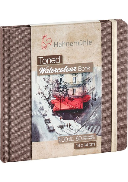 Toned Beige Suluboya Defteri 200 gr 30 Yaprak 14 x 14 cm