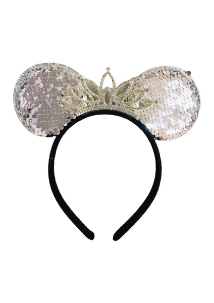 Taç Minnie Gümüş Pullu