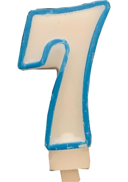 Pasta Mumu Rakam 7 Mavi Beyaz