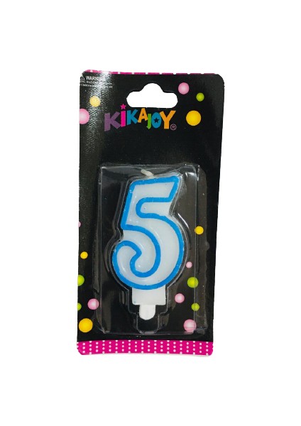 Pasta Mumu Rakam 5 Mavi Beyaz